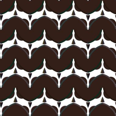 Geometrik süslemeli vektör deseni. Kusursuz tasarım dokusu.