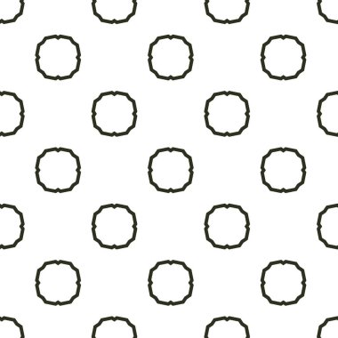Geometrik süslemeli vektör deseni. Kusursuz tasarım dokusu.