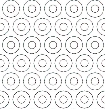 Geometrik süslemeli vektör deseni. Kusursuz tasarım dokusu.