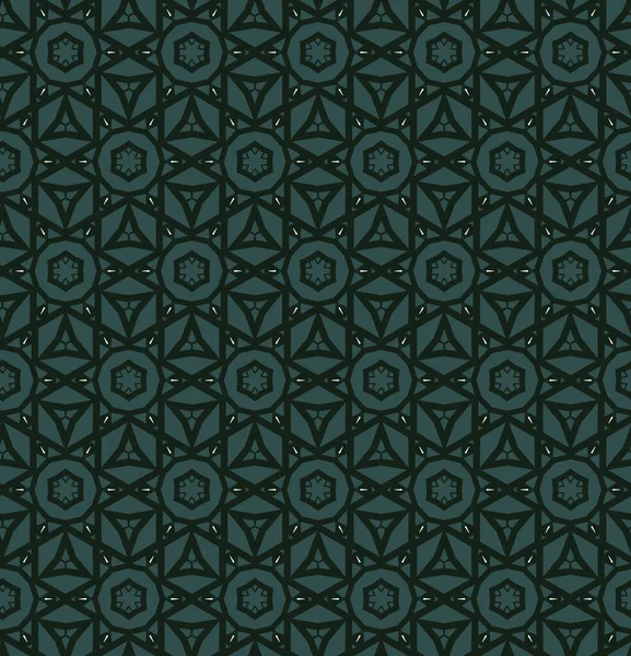 Geometrisches Ornamentales Vektormuster Nahtlose Design Textur — Stockvektor