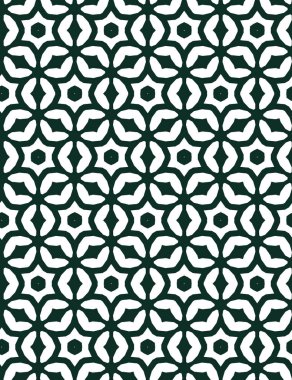Geometrik süslemeli vektör deseni. Kusursuz tasarım dokusu.