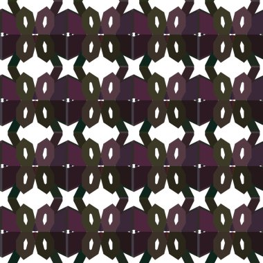 Geometrik süslemeli vektör deseni. Kusursuz tasarım dokusu.