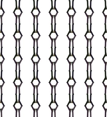 Geometrik süslemeli vektör deseni. Kusursuz tasarım dokusu.