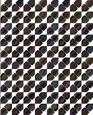 Geometrik süslemeli kusursuz desen. vektör illüstrasyonu