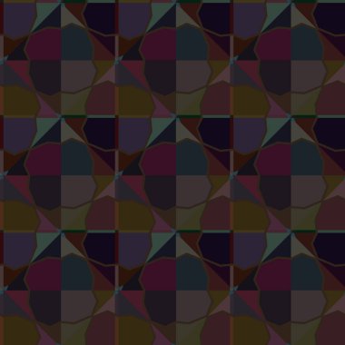 Geometrik süslemeli vektör deseni. Kusursuz tasarım dokusu.