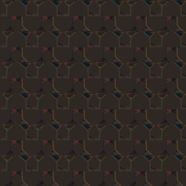 Modern geometrik vektör tasarımı, kusursuz desen çizimi