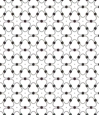 Modern geometrik vektör tasarımı, kusursuz desen çizimi