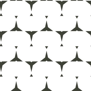 Kusursuz tasarım dokusu. Geometrik süslemeli vektör deseni. 