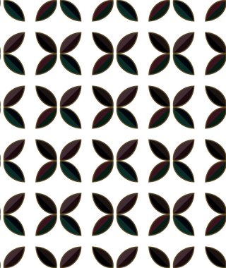 Modern geometrik vektör tasarımı, kusursuz desen çizimi