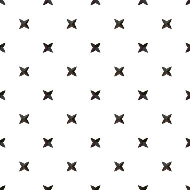 Soyut geometrik süslemeli vektör deseni. Kusursuz tasarım dokusu.