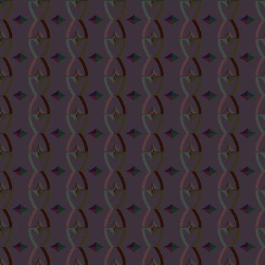 Geometrik süslemeli vektör deseni. Kusursuz tasarım dokusu. 