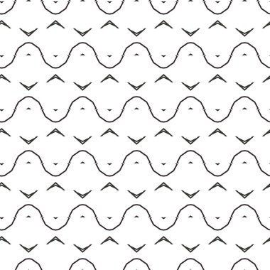 Yapraksız desenli soyut çiçekler, vektör illüstrasyonu