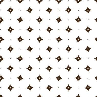 Yapraksız desenli soyut çiçekler, vektör illüstrasyonu