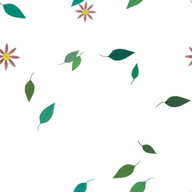 Çiçeksel süs vektör deseni. Kusursuz tasarım dokusu.