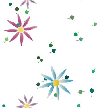 Çiçeksel süs vektör deseni. Kusursuz tasarım dokusu.