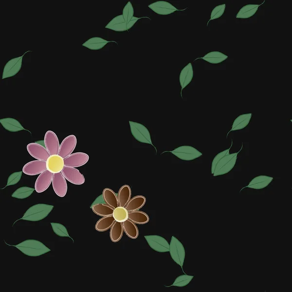 Patrón Vectorial Ornamental Floral Textura Diseño Sin Costuras — Vector de stock