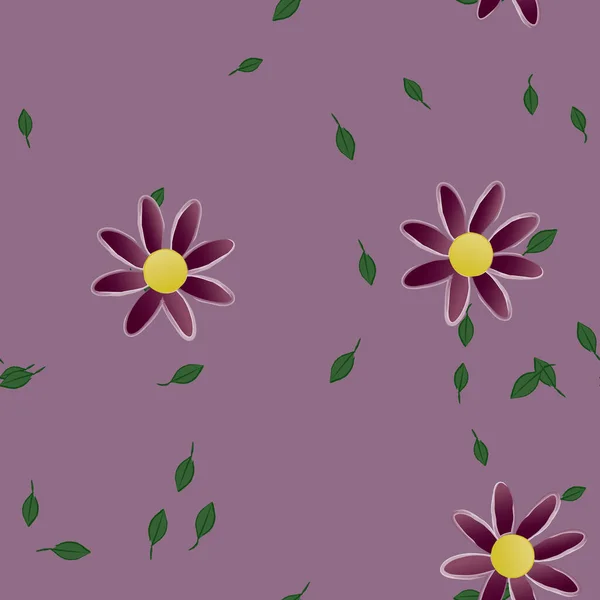 Patrón Vectorial Ornamental Floral Textura Diseño Sin Costuras — Vector de stock