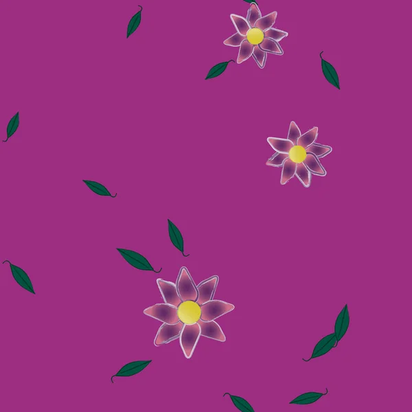 Patrón Vectorial Ornamental Floral Textura Diseño Sin Costuras — Vector de stock