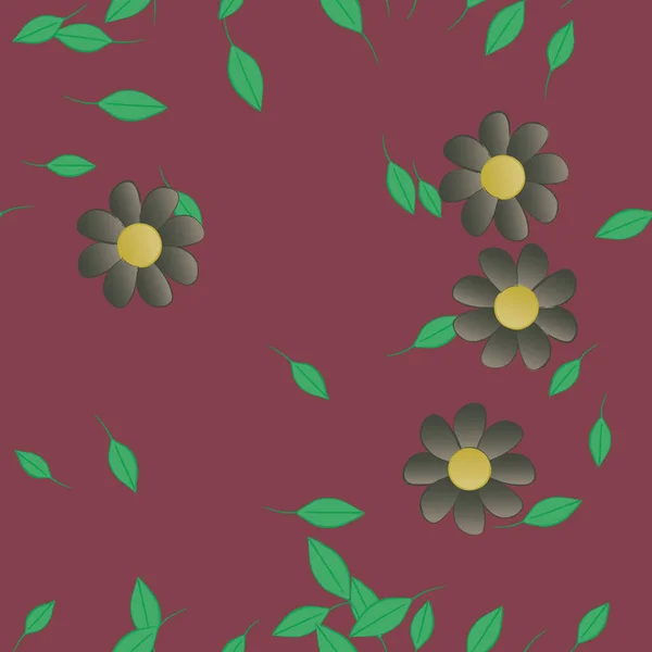 Floral Vector Pattern Design Texture — Stock Vector