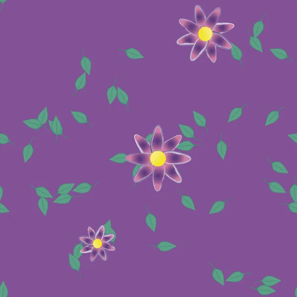 Patrón Vectorial Ornamental Floral Textura Diseño Sin Costuras — Archivo Imágenes Vectoriales