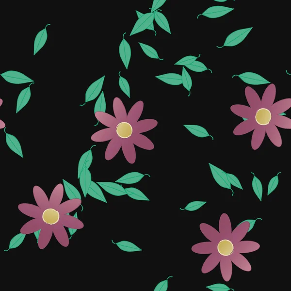 Modèle Vectoriel Ornemental Floral Texture Design Sans Couture — Image vectorielle