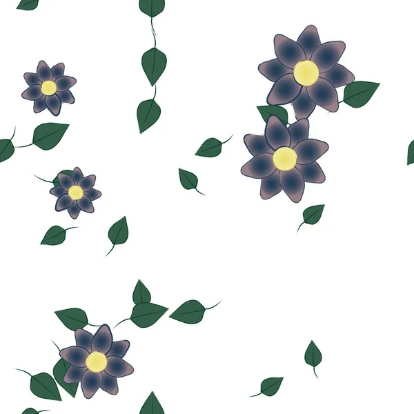 Patrón Vectorial Ornamental Floral Textura Diseño Sin Costuras — Archivo Imágenes Vectoriales