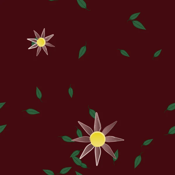 Patrón Vectorial Ornamental Floral Textura Diseño Sin Costuras — Vector de stock