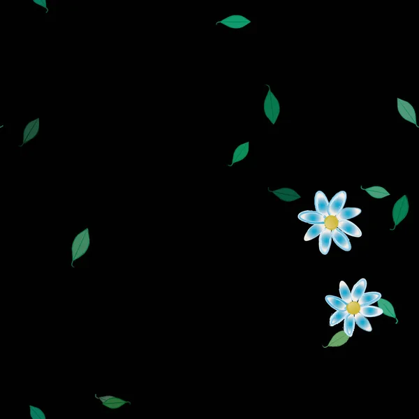 Patrón Vectorial Ornamental Floral Textura Diseño Sin Costuras — Archivo Imágenes Vectoriales