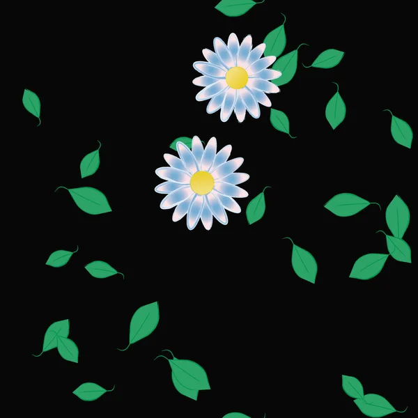 Patrón Vectorial Ornamental Floral Textura Diseño Sin Costuras — Archivo Imágenes Vectoriales