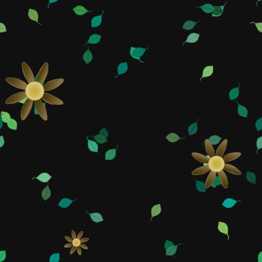 Çiçek vektör deseni. tasarım, doku. 