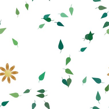 Çiçeksel süs vektör deseni. Kusursuz tasarım dokusu.