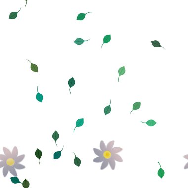 Çiçeksel süs vektör deseni. Kusursuz tasarım dokusu.