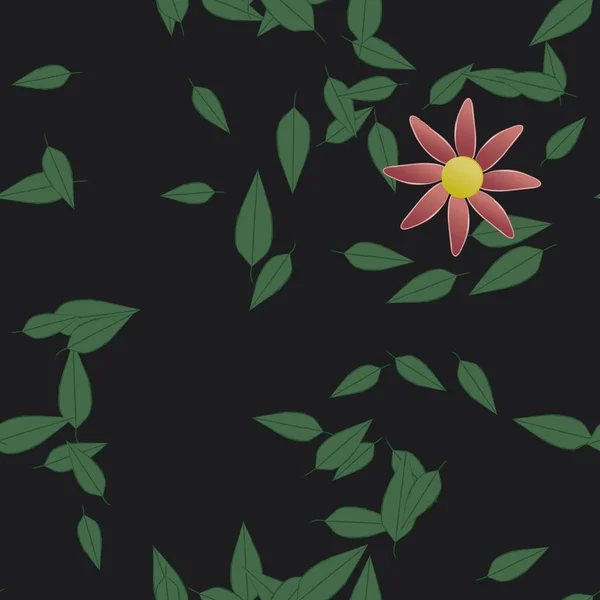 Patrón Vectorial Ornamental Floral Textura Diseño Sin Costuras — Archivo Imágenes Vectoriales