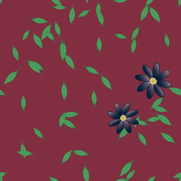 Patrón Vectorial Ornamental Floral Textura Diseño Sin Costuras — Archivo Imágenes Vectoriales