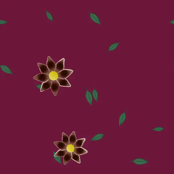 Patrón Vectorial Ornamental Floral Textura Diseño Sin Costuras — Vector de stock