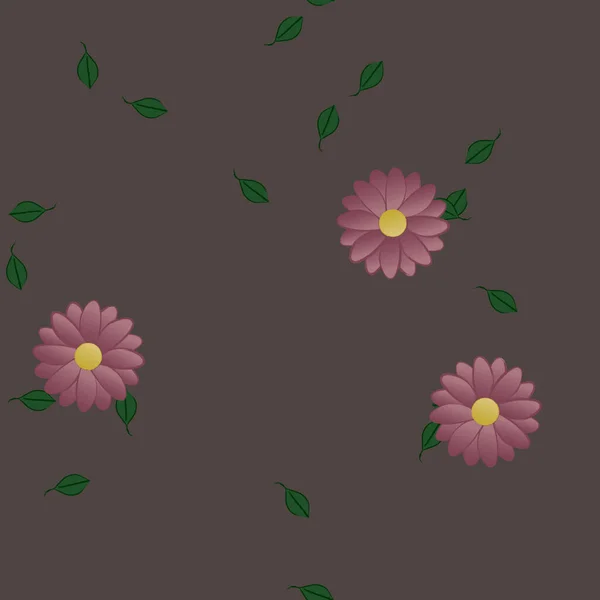 Patrón Vectorial Ornamental Floral Textura Diseño Sin Costuras — Archivo Imágenes Vectoriales