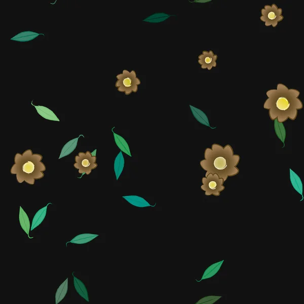 Patrón Vectorial Ornamental Floral Textura Diseño Sin Costuras — Archivo Imágenes Vectoriales