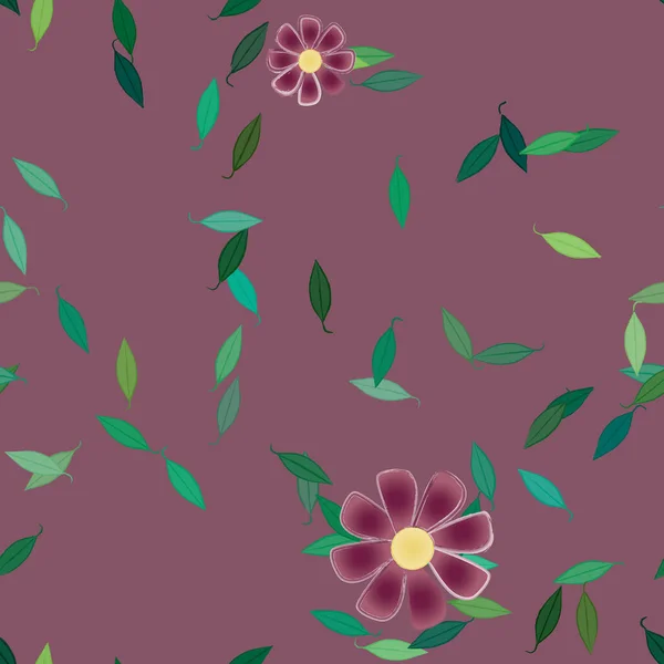 Floral Ornamental Vector Pattern Seamless Design Texture — Stock Vector