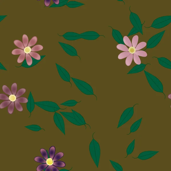 Padrão Vetorial Floral Design Textura — Vetor de Stock