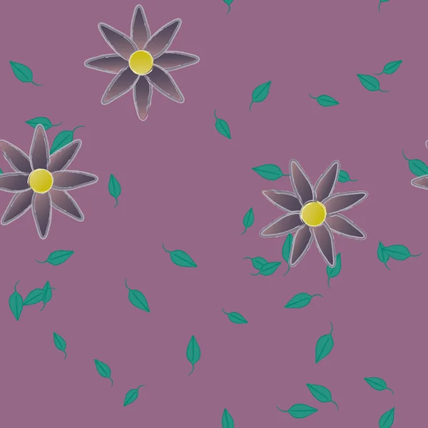 Patrón Vectorial Ornamental Floral Textura Diseño Sin Costuras — Archivo Imágenes Vectoriales