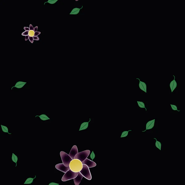 花のベクトルパターン デザインやテクスチャ — ストックベクタ