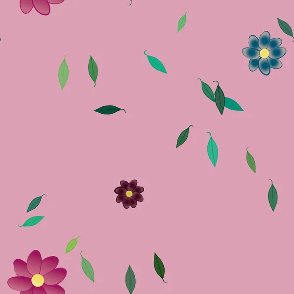 Patrón Vectorial Ornamental Floral Textura Diseño Sin Costuras — Vector de stock