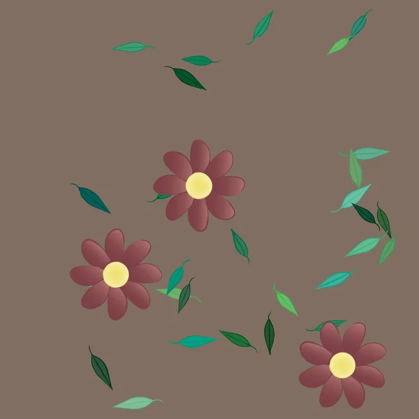 Patrón Vectorial Ornamental Floral Textura Diseño Sin Costuras — Vector de stock