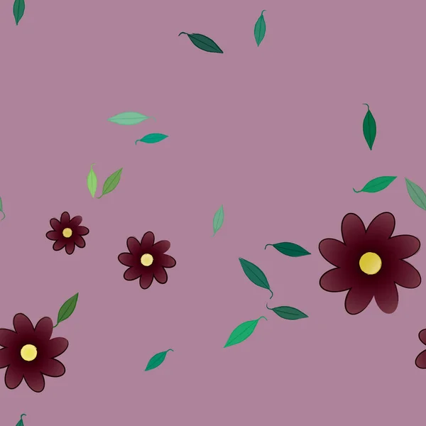 Patrón Vectorial Ornamental Floral Textura Diseño Sin Costuras — Archivo Imágenes Vectoriales