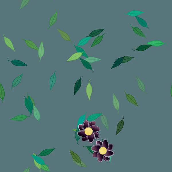 Patrón Vectorial Ornamental Floral Textura Diseño Sin Costuras — Vector de stock