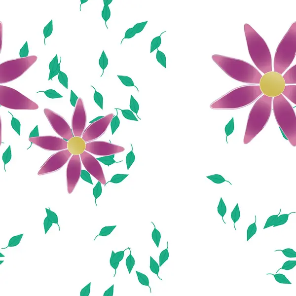 Patrón Vectorial Ornamental Floral Textura Diseño Sin Costuras — Vector de stock