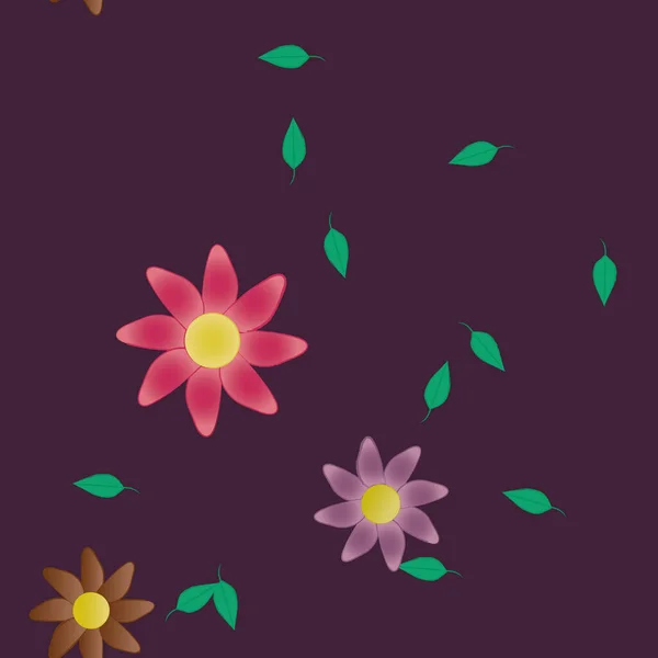 Patrón Vectorial Ornamental Floral Textura Diseño Sin Costuras — Archivo Imágenes Vectoriales