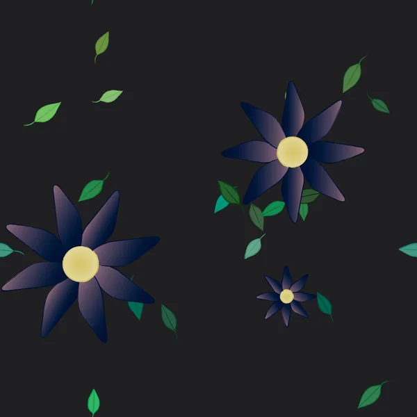 꽃무늬 바다없는 설계의 — 스톡 벡터