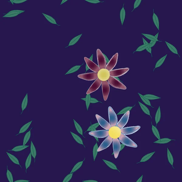 Patrón Vectorial Ornamental Floral Textura Diseño Sin Costuras — Archivo Imágenes Vectoriales