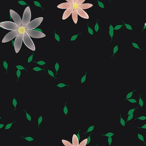 Patrón Vector Floral Diseño Textura — Vector de stock